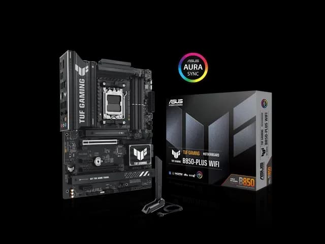 MB AM5 ASUS TUF GAMING B850-PLUS WIFI,4xDDR5,17xUSB,ATX,3xM.2,3PCIe16x, 2PCIe1x DP HDMI