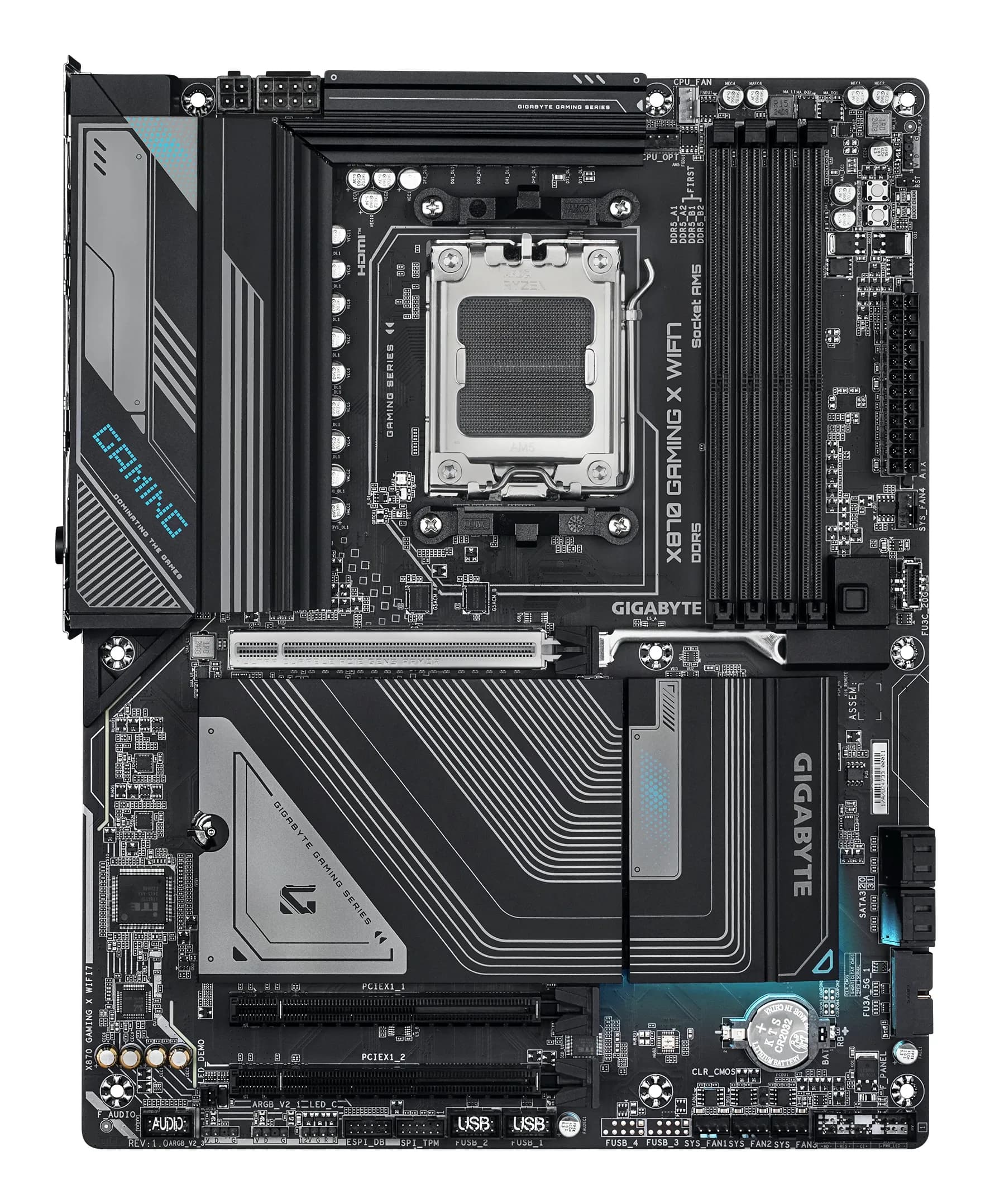MB AM5 GIGABYTE X870 GAMING X WIFI7,4xDDR5,15xUSB,4xSATA,3xM.2,3PCIe16x HDMI Type-C WiFi