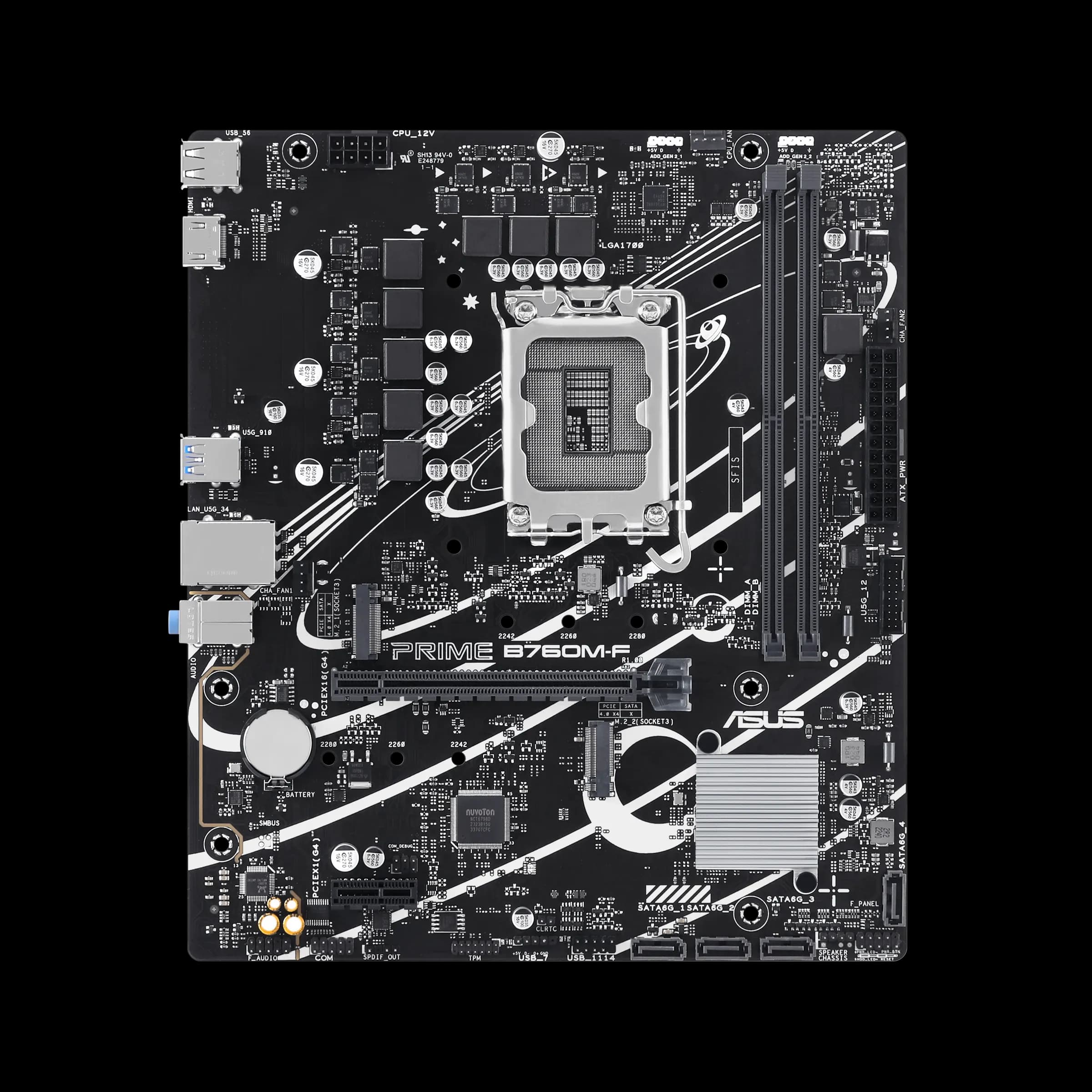 MB LGA1700 ASUS B760M-F