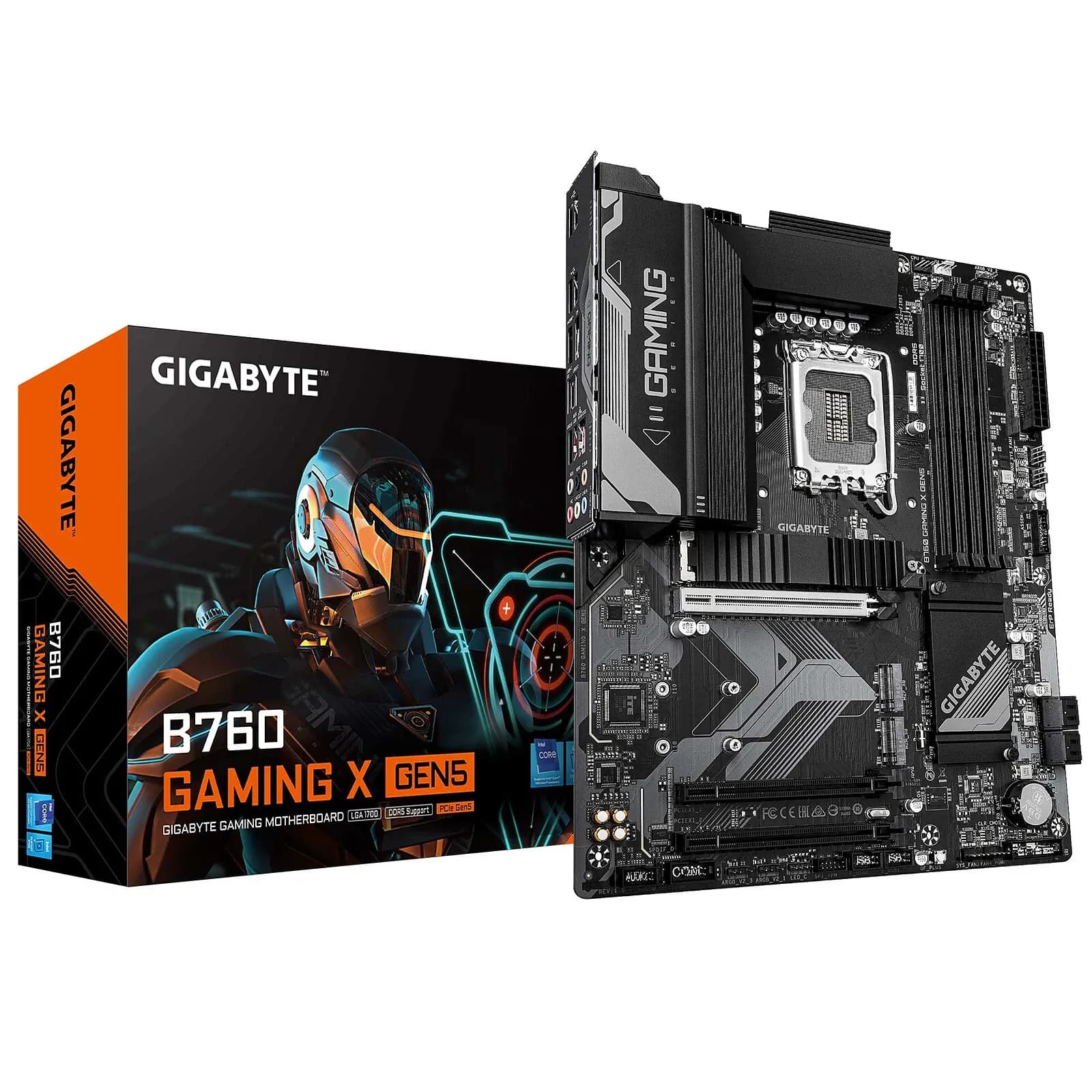 MB LGA1700 GIGABYTE B760 GAMING X GEN5,4xDDR5,15xUSB,4xSATAIII,ATX,M.2,PCIe16x, 2PCIe1x, HDMI,DP