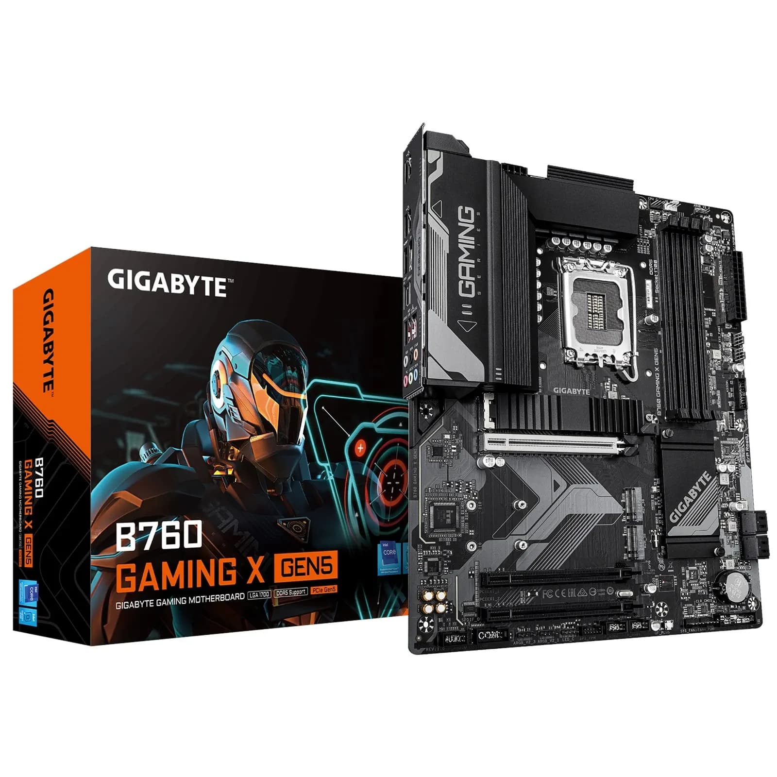 MB LGA1700 GIGABYTE B760 GAMING X GEN5,4xDDR5,15xUSB,4xSATAIII,ATX,M.2,PCIe16x, 2PCIe1x, HDMI,DP