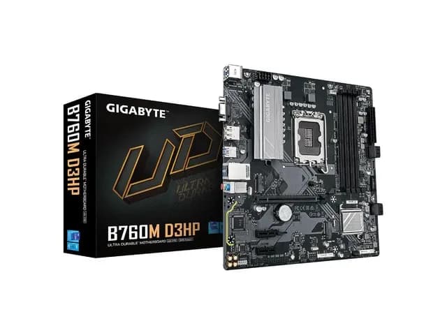 MB LGA1700 GIGABYTE B760M D3HP,4xDDR5,5xUSB,4xSATAIII,mATX,M.2,3PCIe16x,VGA,HDMI,DP