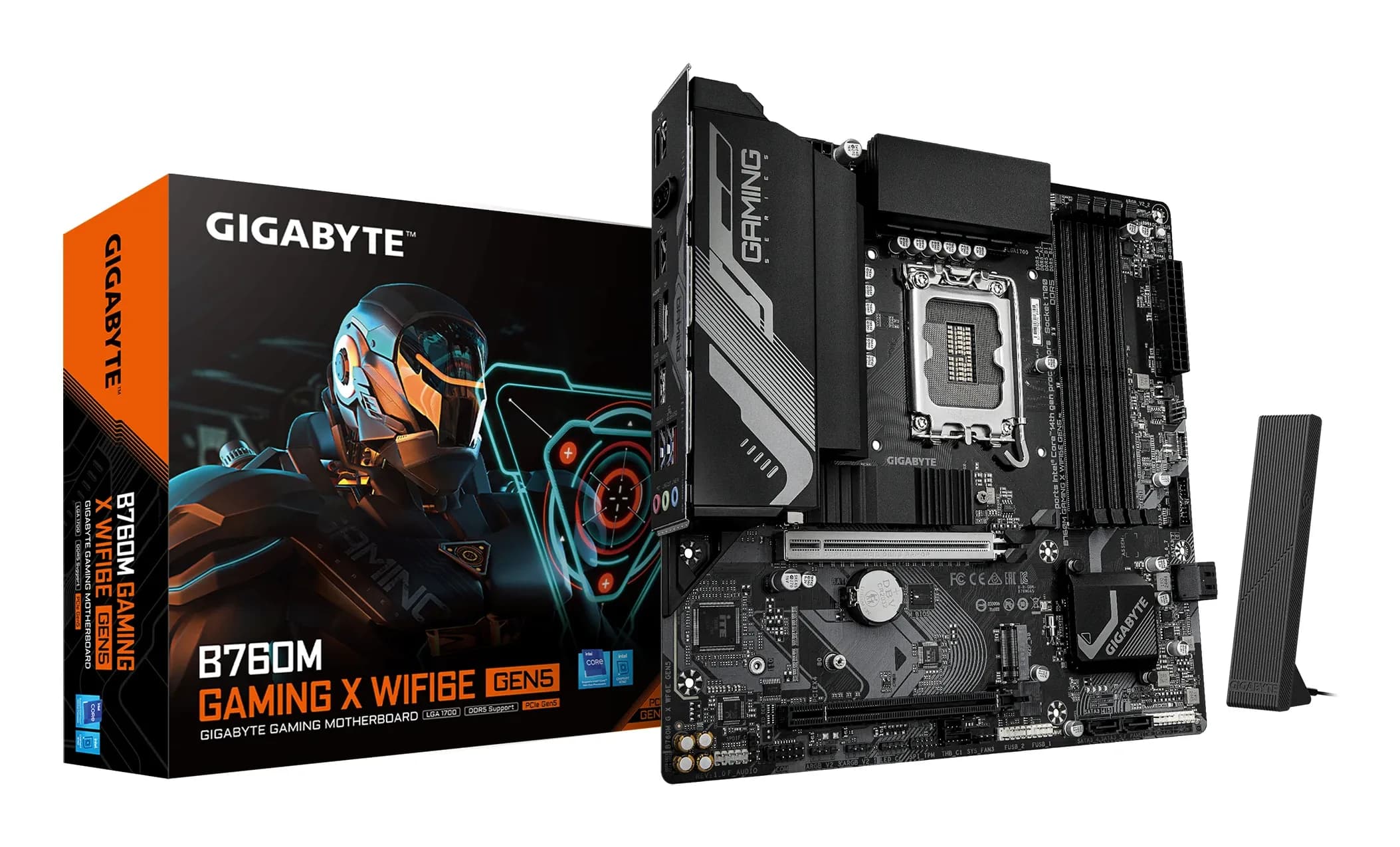 MB LGA1700 GIGABYTE B760M G X WF6E GEN5,4xDDR5,15xUSB,4xSATA3,ATX,M.2,PCIe16x, 2PCIe1x,HDMI,DP,WiFi