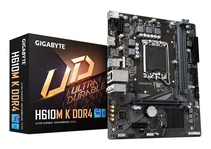 MB LGA1700 GIGABYTE H610M K,2xDDR5,6xUSB,2xSATAIII,mATX,M.2,PCIe16x, PCIe1x,HDMI,DP