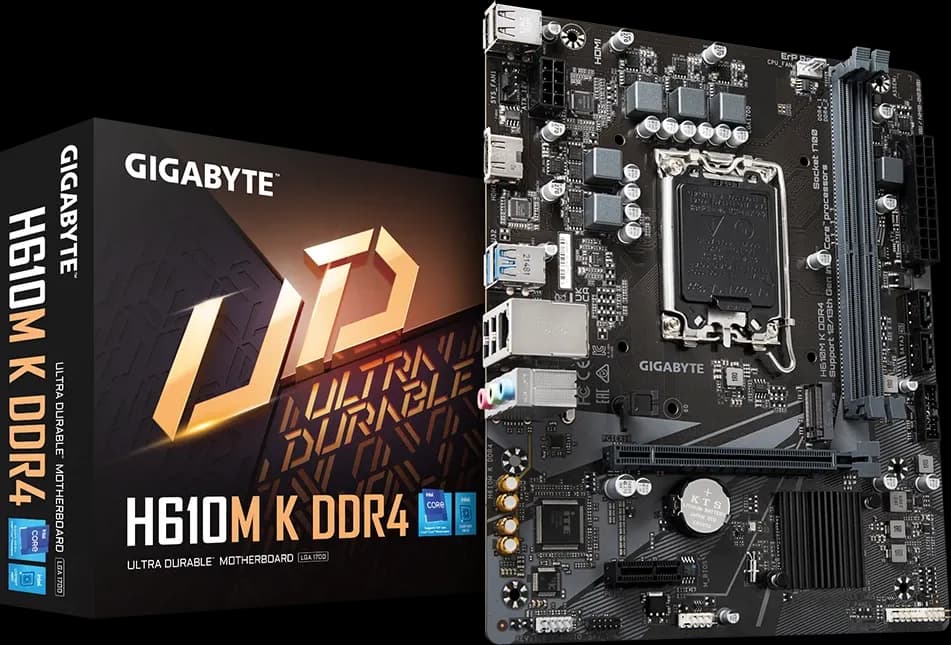 MB LGA1700 GIGABYTE H610M K DDR4