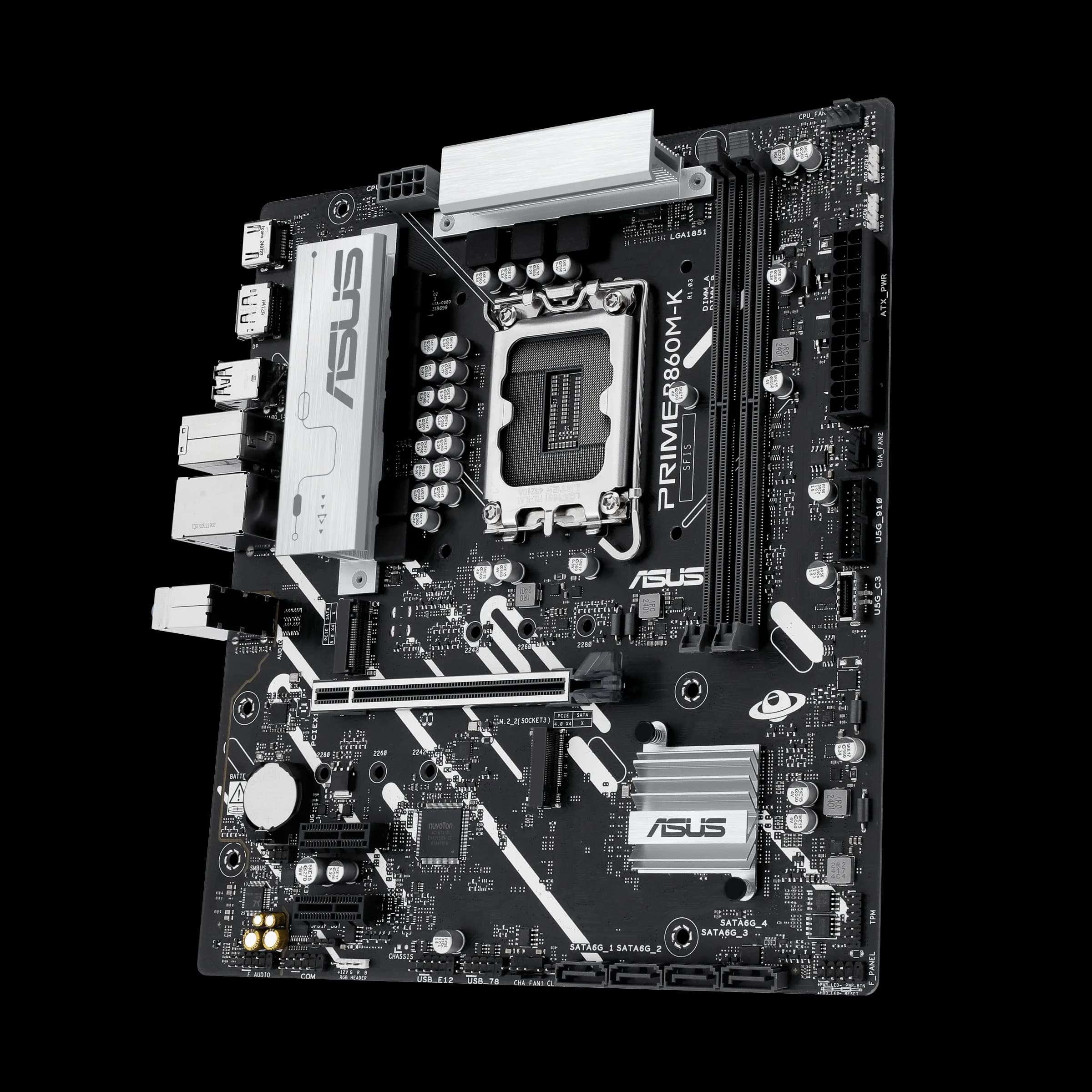 MB LGA1851 ASUS B860M-K,2xDDR5,13xUSB,mATX,2xM.2, 4xSATA, PCIe16x, 2PCIe4x, HDMI,DP