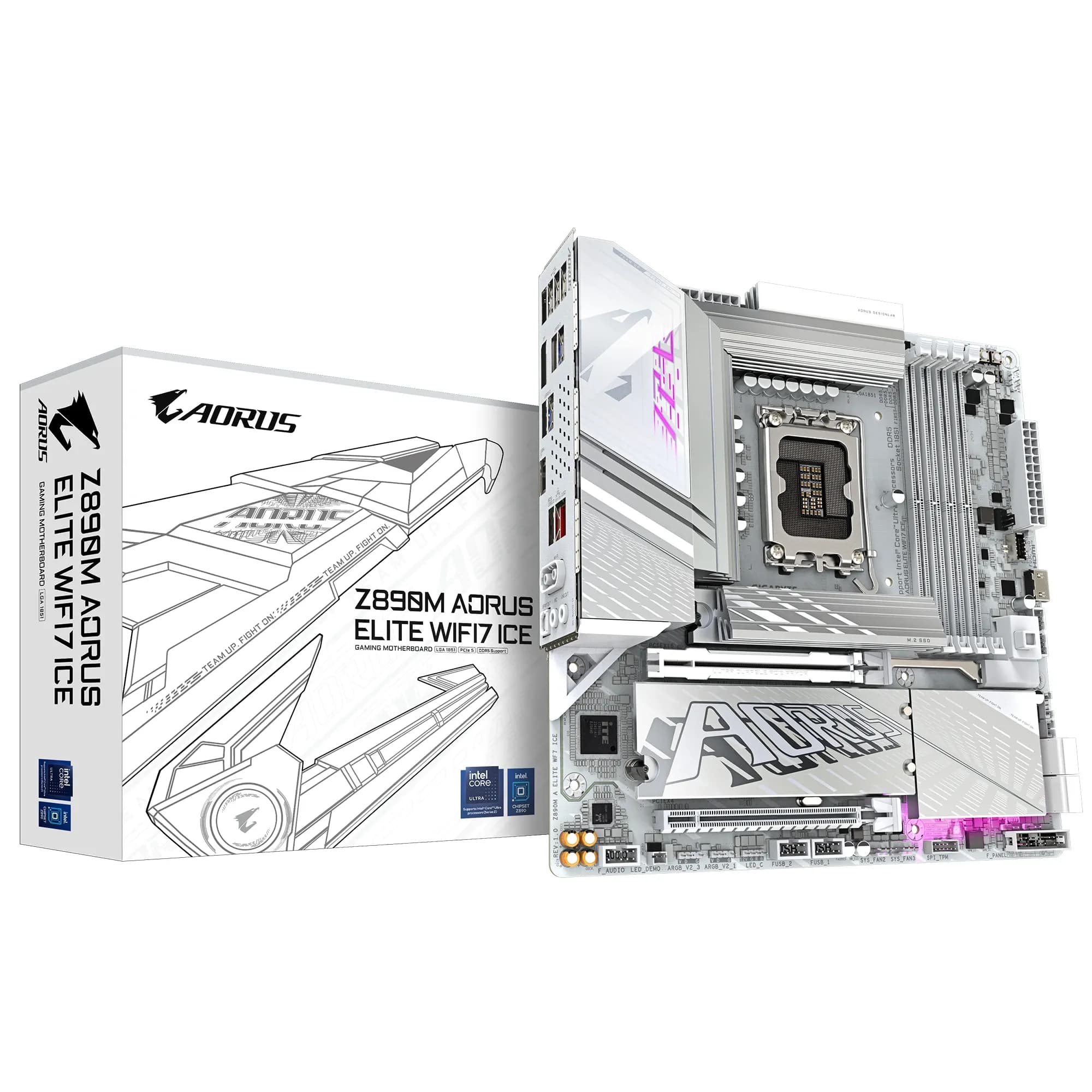 MB LGA1851 GIGABYTE Z890M A ELITE WF7 ICE