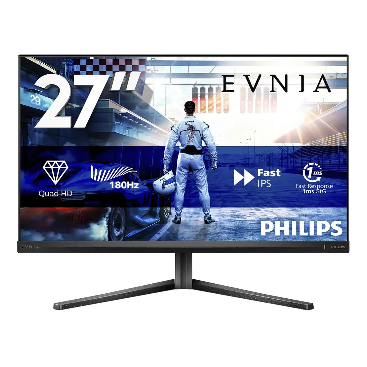 PHILIPS 27" 27M2N5500 EVNIA GAMING IPS 2560 x 1440 180HZ 178/178 1200:1 500kd/m2 1ms DP, HDMI*2