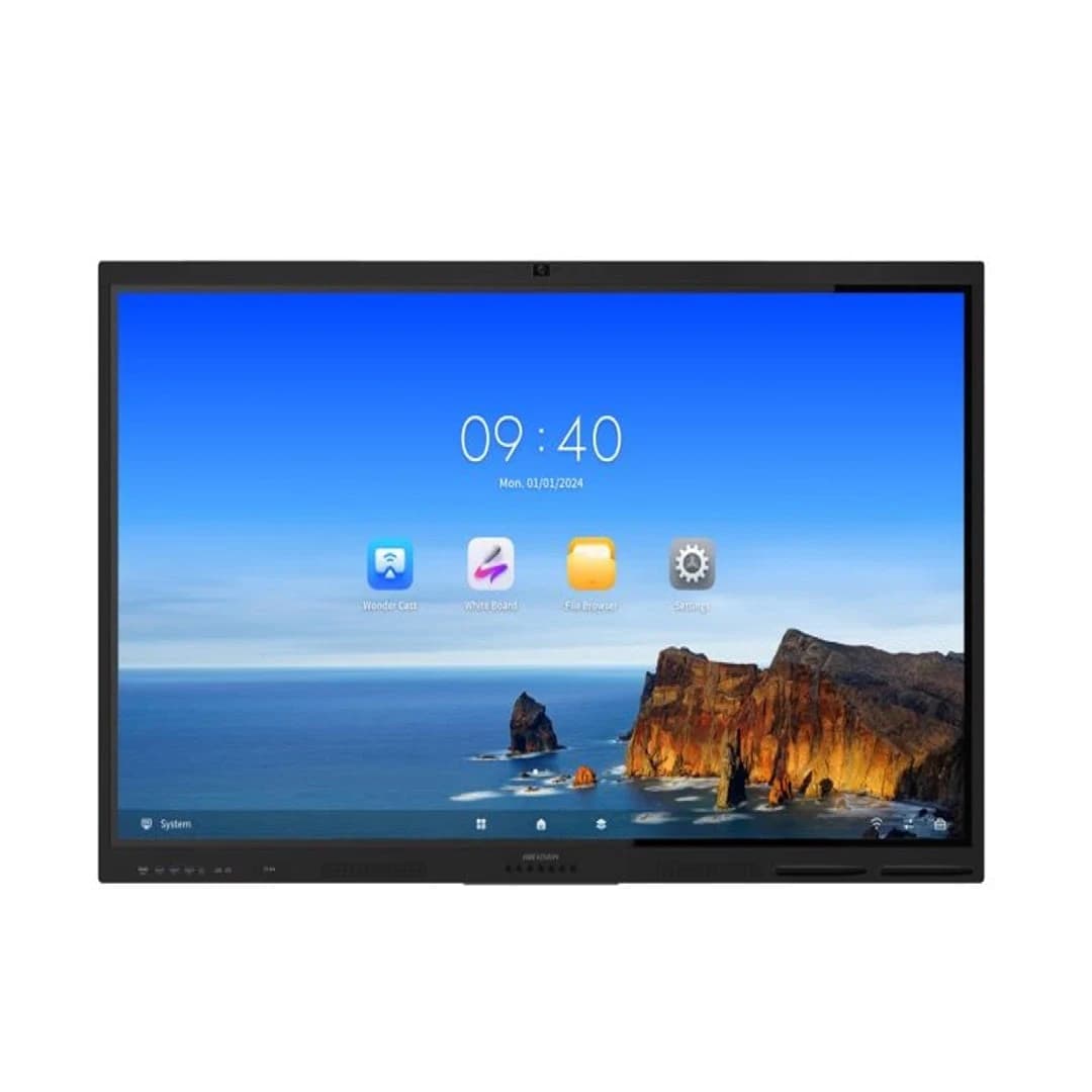 Interactive Flat Panel HIKVISION DS-D5B75RB/FL 75" 3840×2160 Android 13.0 8GB/128GB WebCam 8мп