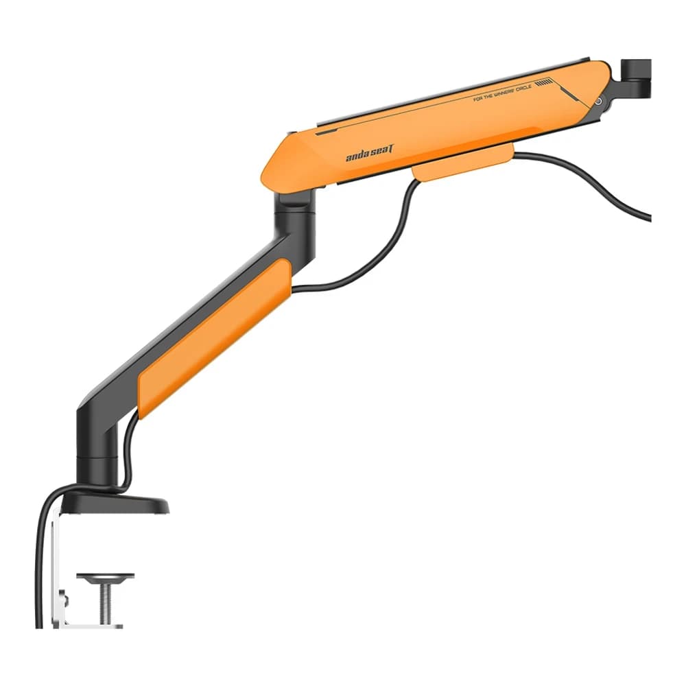 Monitor Arm AD-W-A9-1S-BO AndaSeat 17''-42',max 15Kg, rotation 360°, Tilt Range -75° to 75° ORANGE