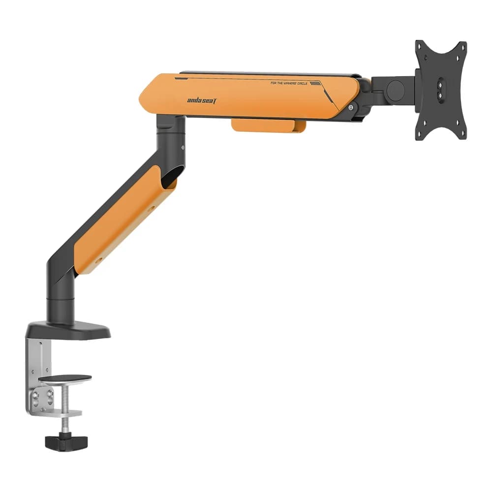 Monitor Arm AD-W-A9-1S-BO AndaSeat 17''-42',max 15Kg, rotation 360°, Tilt Range -75° to 75° ORANGE