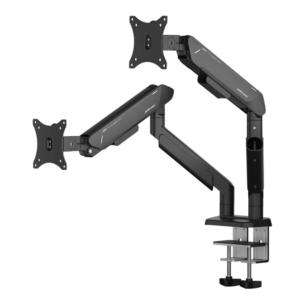 Monitor Arm AD-W-A9-2S-BB AndaSeat 17''-42',max 15Kg, rotation 360°, Tilt Range -75° to 75° BLACK