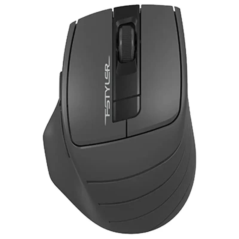 Мышь A4Tech Fstyler FG30, чёрно-серая, Беспроводное
