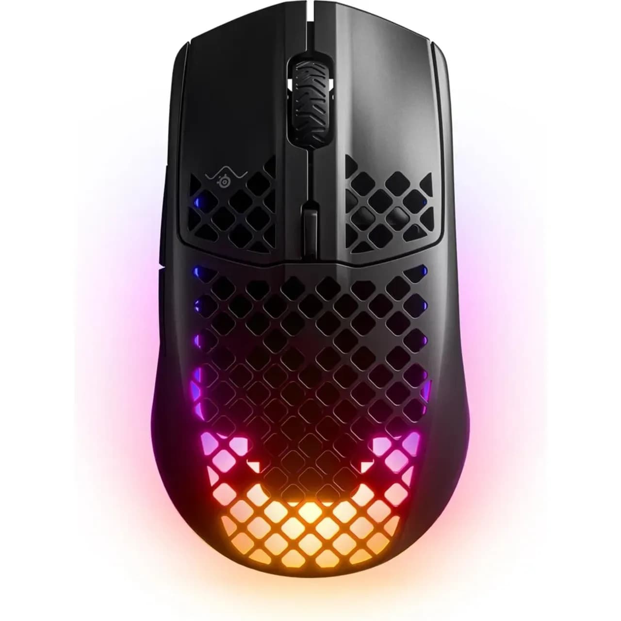 Мышь SteelSeries Aerox 3 Wireless, чёрная, Радиоканал (USB-приёмник)