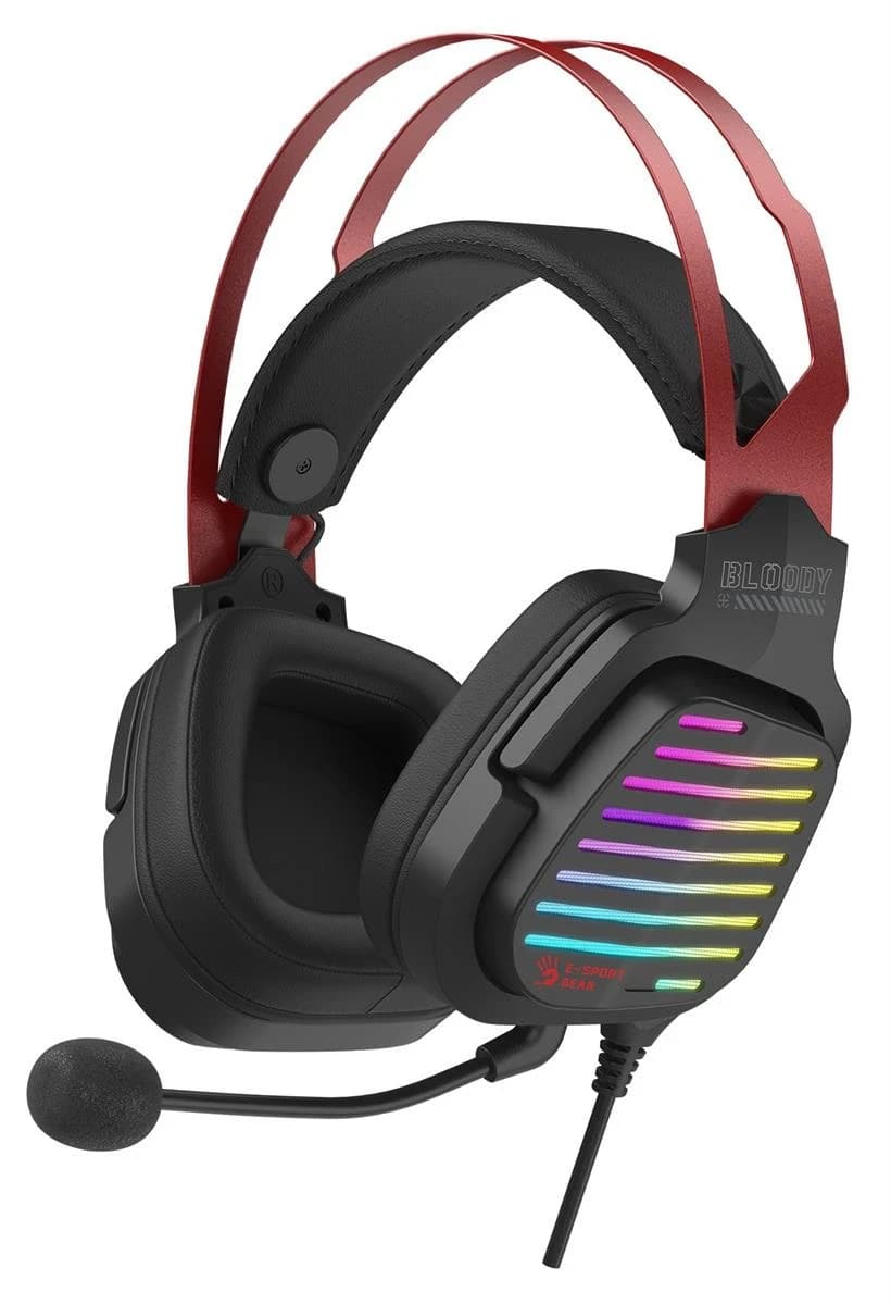 Наушники с микрофоном A4Tech BLOODY G560 RGB Gaming 7.1 USB SPORTS RED