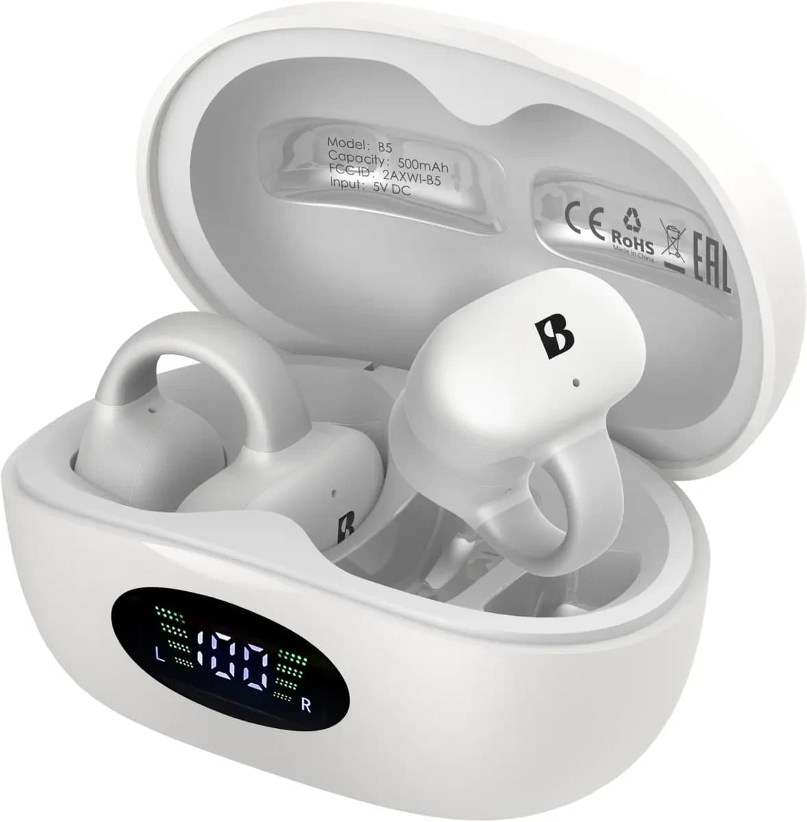 Наушники с микрофоном бeспроводные A4Tech Biosong B5 TWS Bluetooth v5.4 USB Type-C Rechargeable