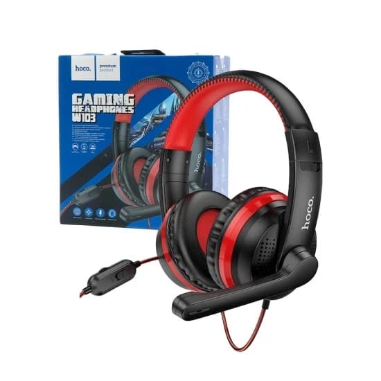 Наушники Hoco W103 game red