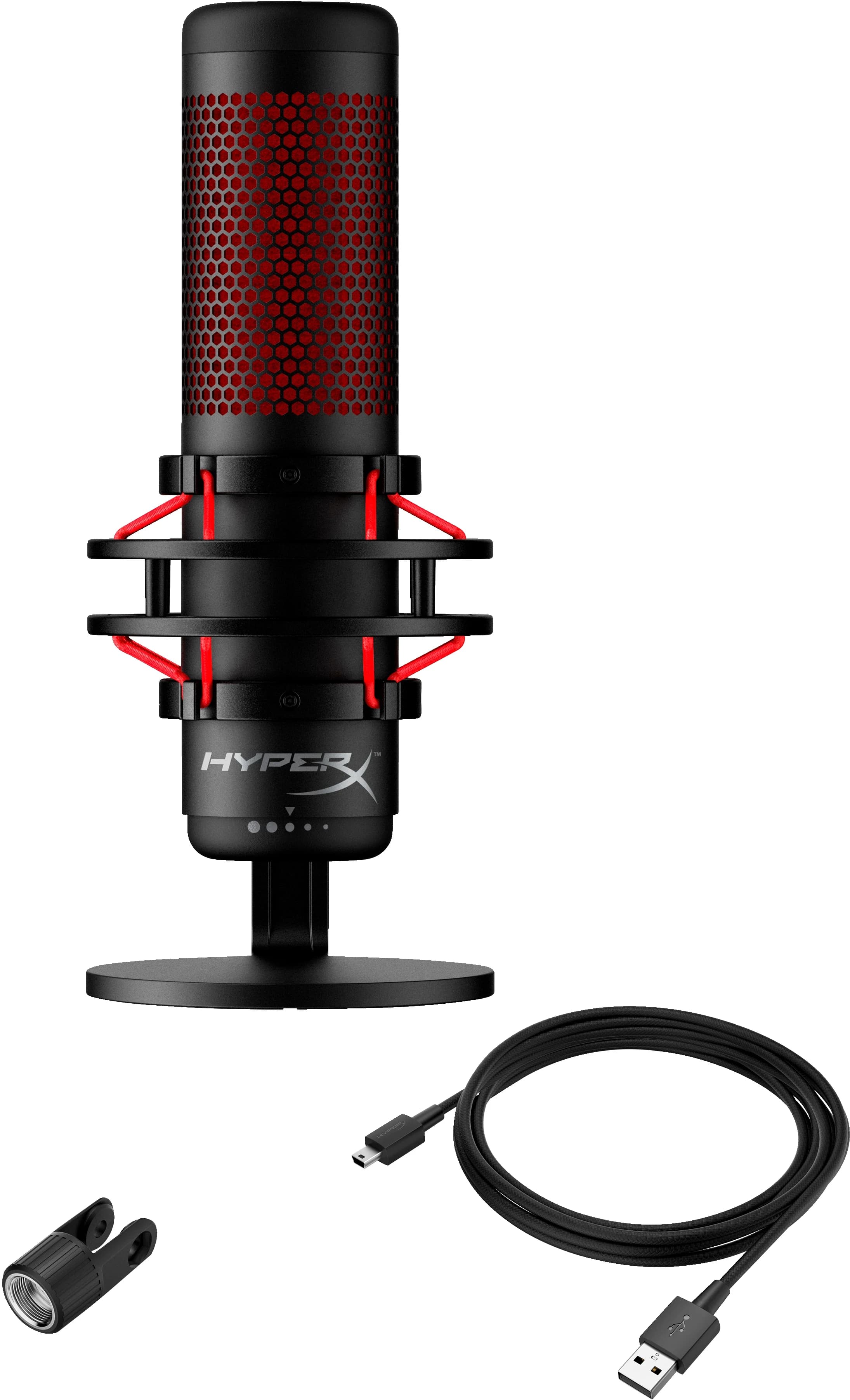 Микрофон HyperX QuadCast 4P5P6AA (HX-MICQC-BK) Gaming Standalone Mic