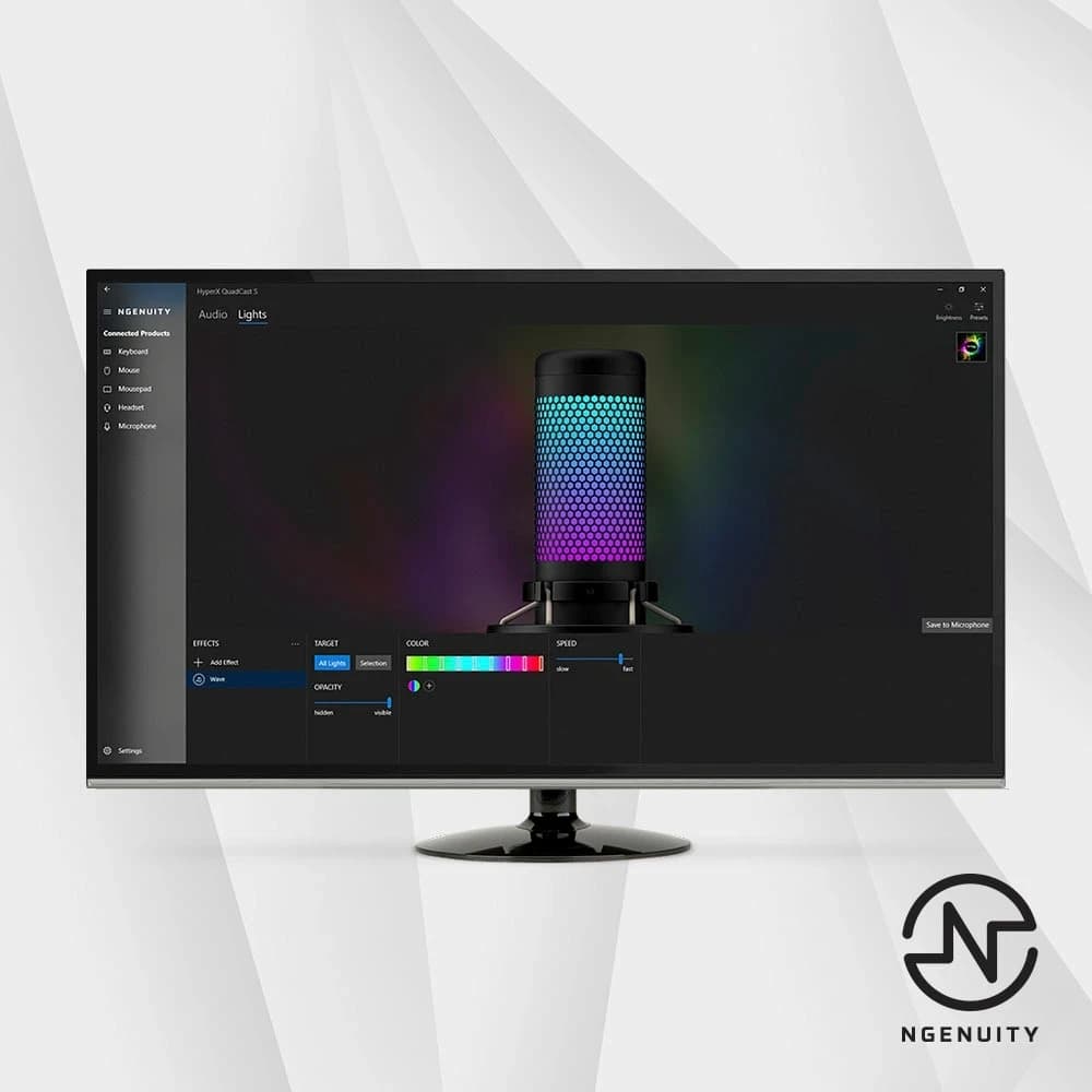 Микрофон HyperX QuadCast S 4P5P7AA (HMIQ1S-XX-RG) Gaming RGB Standalone Mic