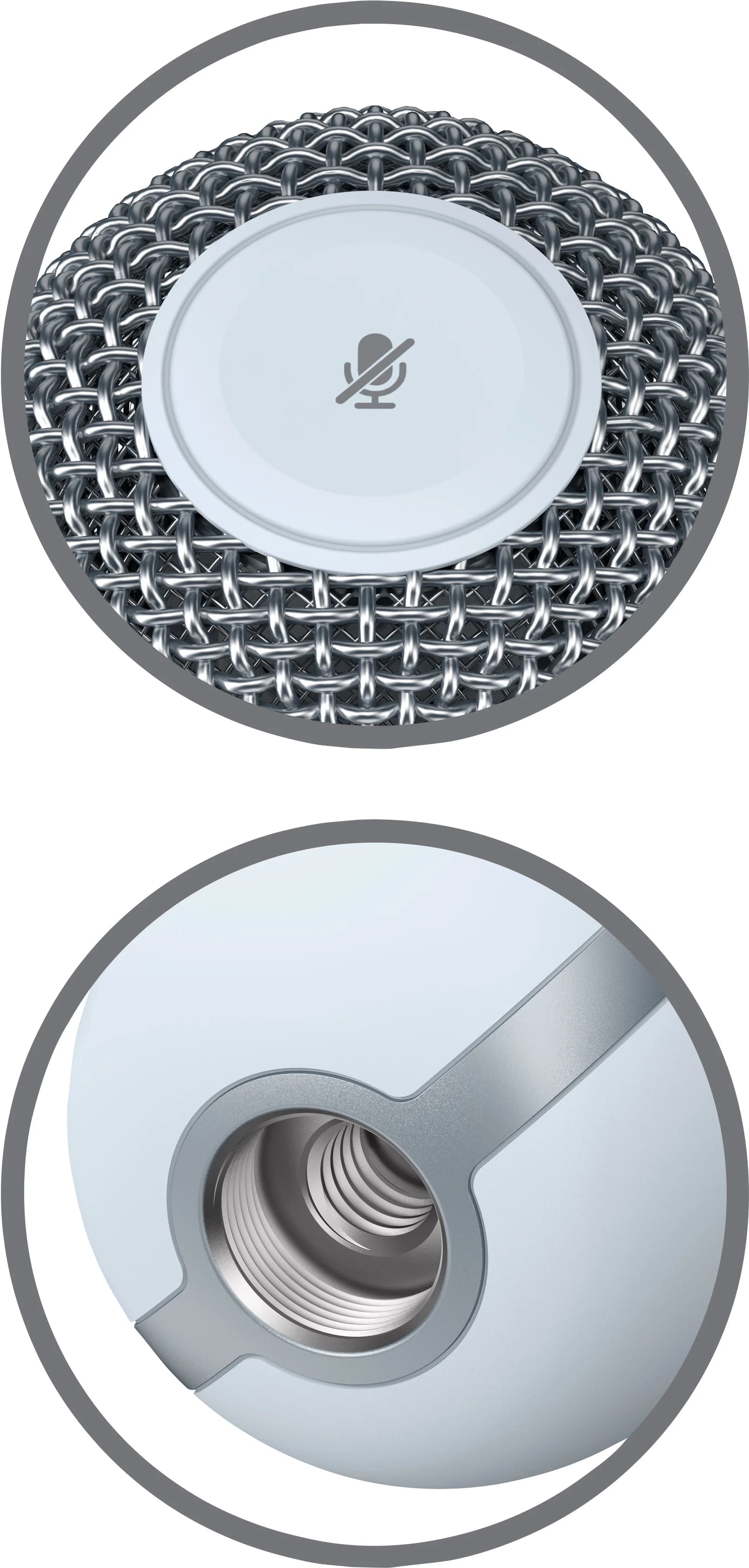 Микрофон HyperX SoloCast 519T2AA Gaming Standalone Mic WHITE