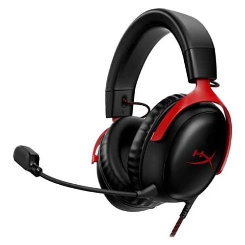Наушники с микрофоном HYPERX 727A9AA HYPERX Cloud III ProGame DTS Spatial Audio jack 3.5 mm RED