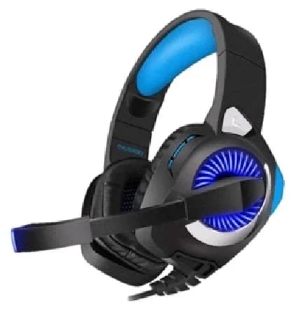 Наушники с микрофоном Microlab G4 GAMING BLACK/BLUE 3.5+USB