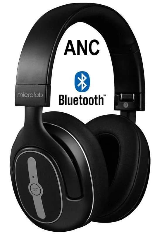 Наушники с микрофоном беспроводные Microlab Outlander 300, Bluetooth 4.1
