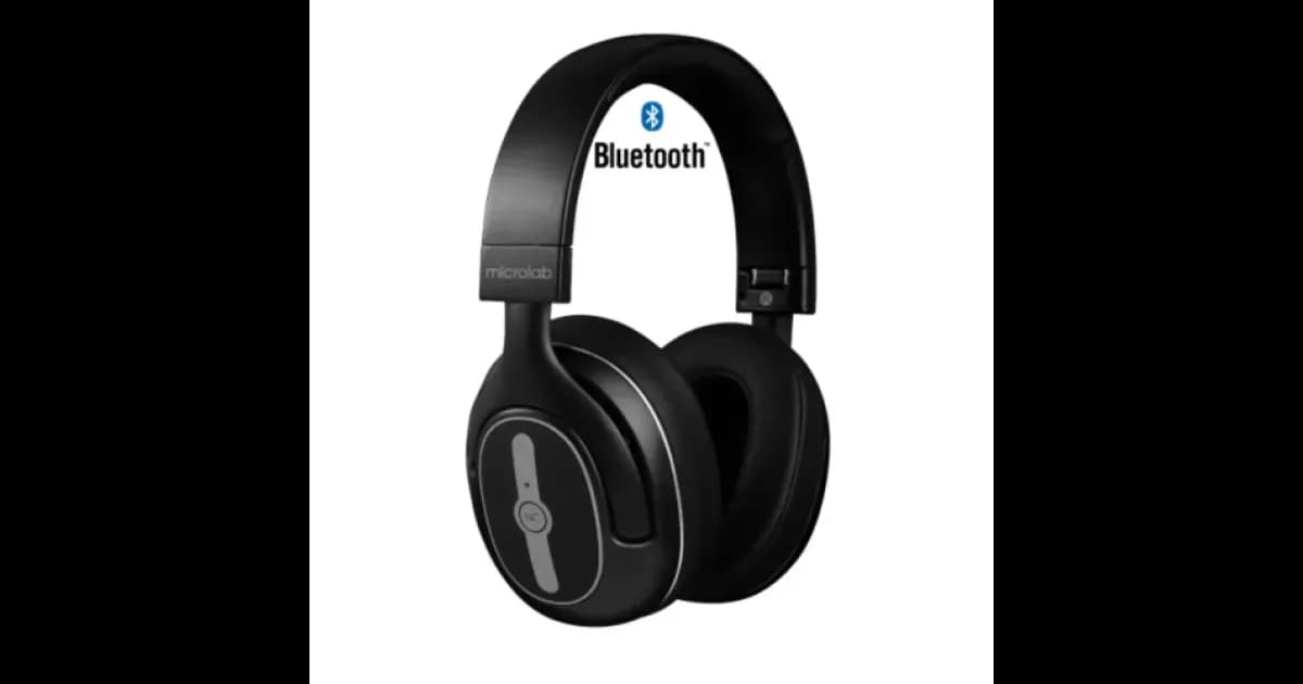 Наушники с микрофоном беспроводные Microlab Outlander 300, Bluetooth 4.1