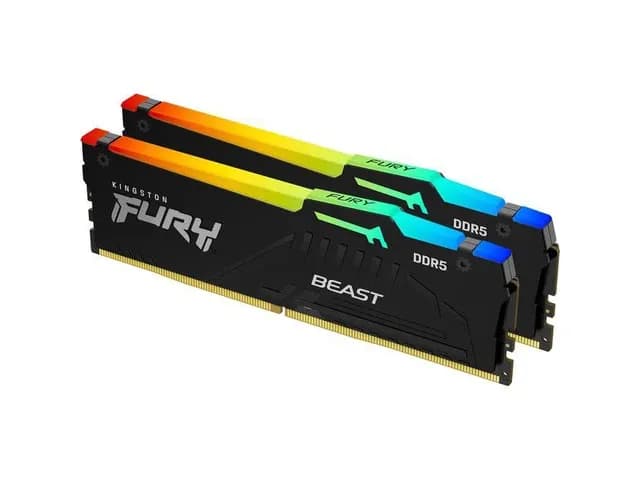 DDR5 16GB (2x8GB) PC-48000 (6000MHz) KINGSTON FURY BEAST RGB EXPO KF560C36BBEAK2-16