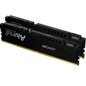 DDR5 32GB (2x16GB) PC-44800 (5600MHz) KINGSTON FURY BEAST BLACK EXPO KF556C36BBEK2-32