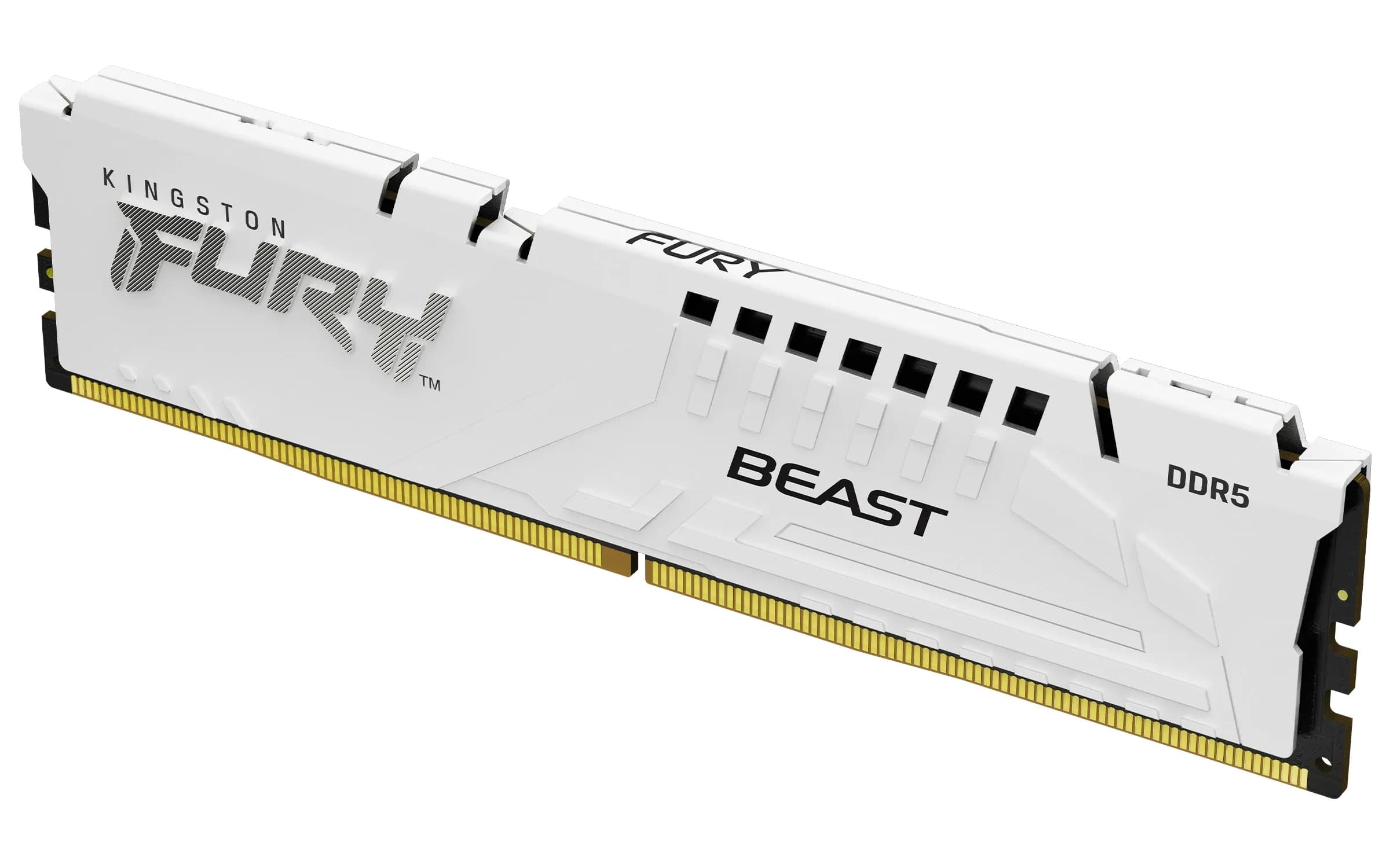 DDR5 32GB (2x16GB) PC-48000 (6000MHz) KINGSTON FURY BEAST WHITE EXPO KF560C30BWEK2-32