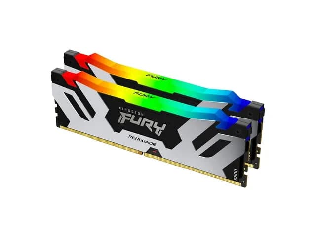 DDR5 32GB (2x16GB) PC-51200 (6400MHz) KINGSTON FURY RENEGADE RGB XMP KF564C32RSAK2-32