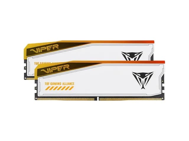 DDR5 48GB (2x24GB) PC-52800 (6600MHz) PATRIOT EP VIPER ELITE 5 RGB TUF GAMING WHITE PVER548G66C34KT