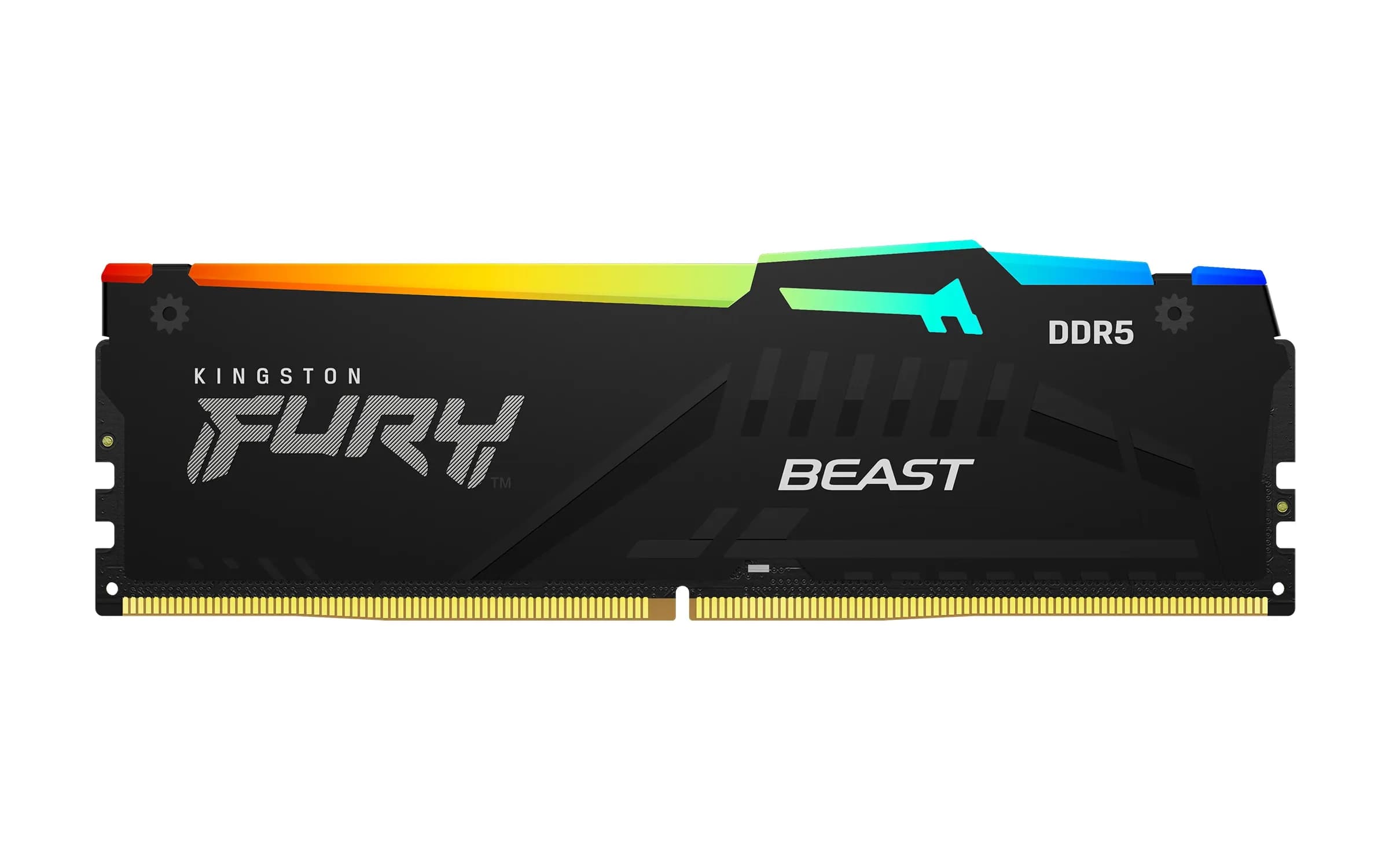 DDR5 64GB (2x32GB) PC-44800 (5600MHz) KINGSTON FURY BEAST RGB KF556C40BBAK2-64