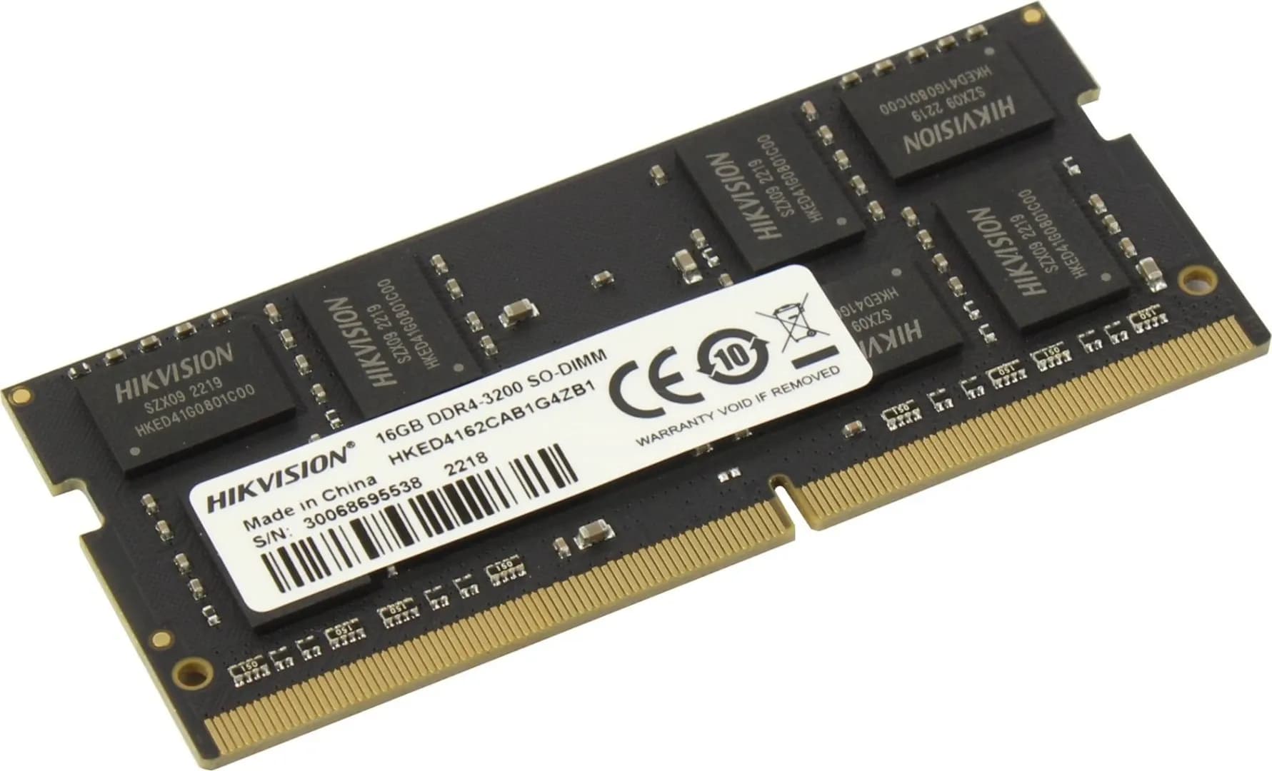 SODIMM DDR4 16GB PC-25600 (3200MHz) HIKVISION HKED4162CAB1G4ZB1/16G