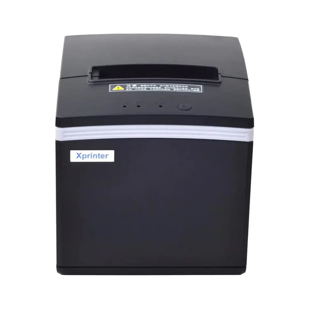 Xprinter XP-E200L 80mm direct thermal Receipt printer USB+LAN, Black, 230mm/s, EU plug