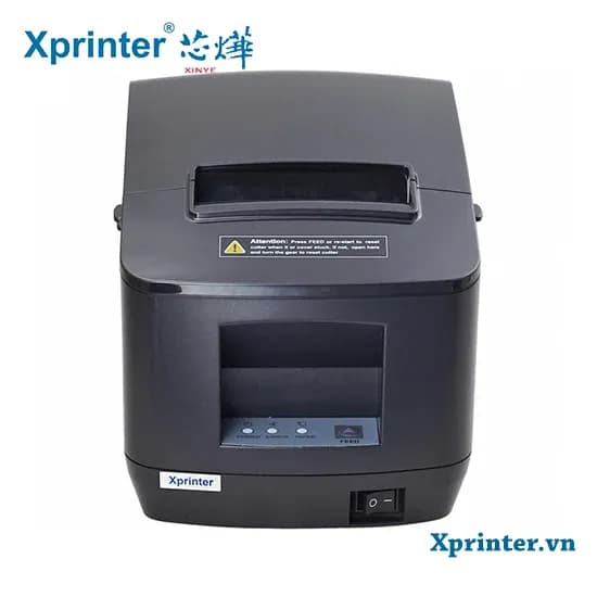 Xprinter XP-V320L 80mm direct thermal Receipt printer USB+LAN, Black, 230mm/s, EU plug