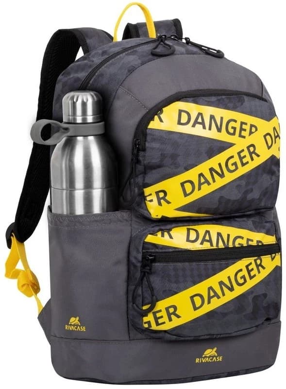 RivaCase 5421 EREBUS Grey camo 14L 14" Backpack