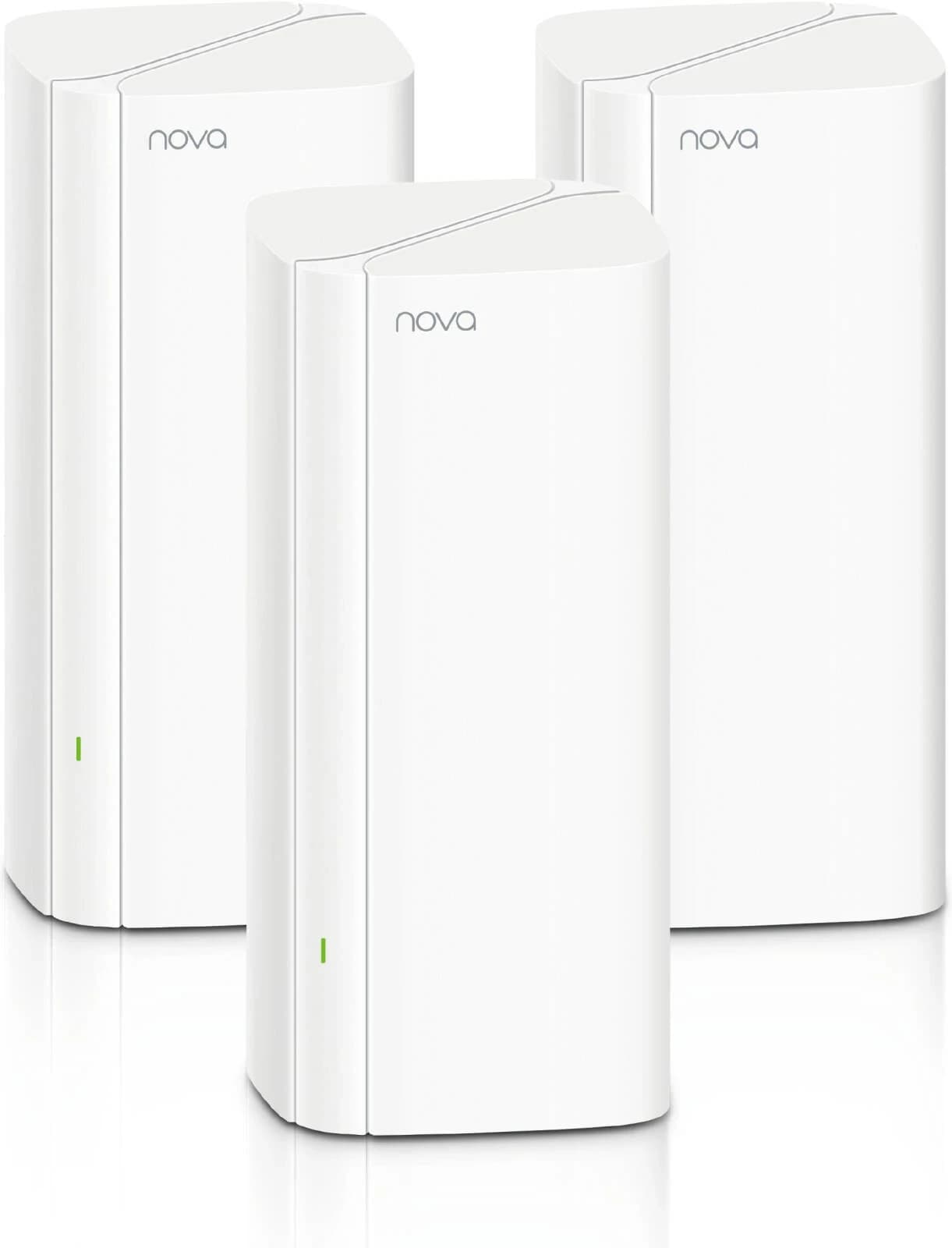 Wireless Mesh Wi-Fi System Tenda EX12(3-pack) AX3000 2402Mbps on 5GHz,574Mbps on 2.4GHz 650м2