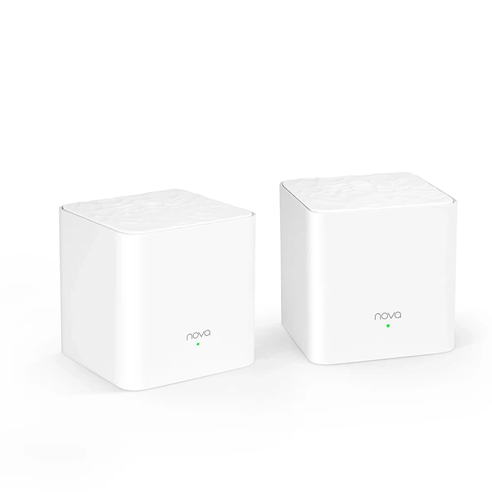 Wireless Mesh Wi-Fi System Tenda NOVA MW3(2-pack) AC1200M 867Mbps on 5GHz,300Mbps on 2.4GHz 250м2