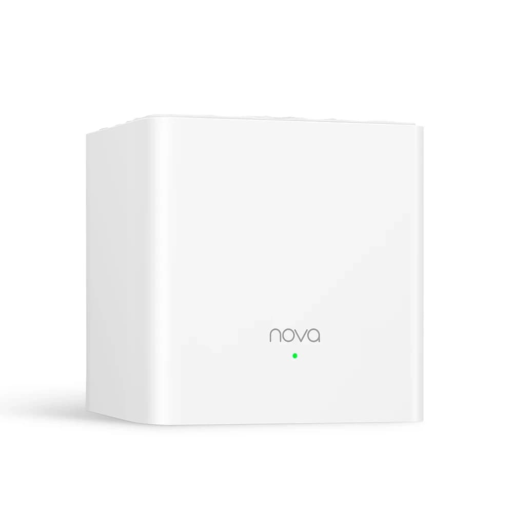 Wireless Mesh Wi-Fi System Tenda NOVA MW3(2-pack) AC1200M 867Mbps on 5GHz,300Mbps on 2.4GHz 250м2