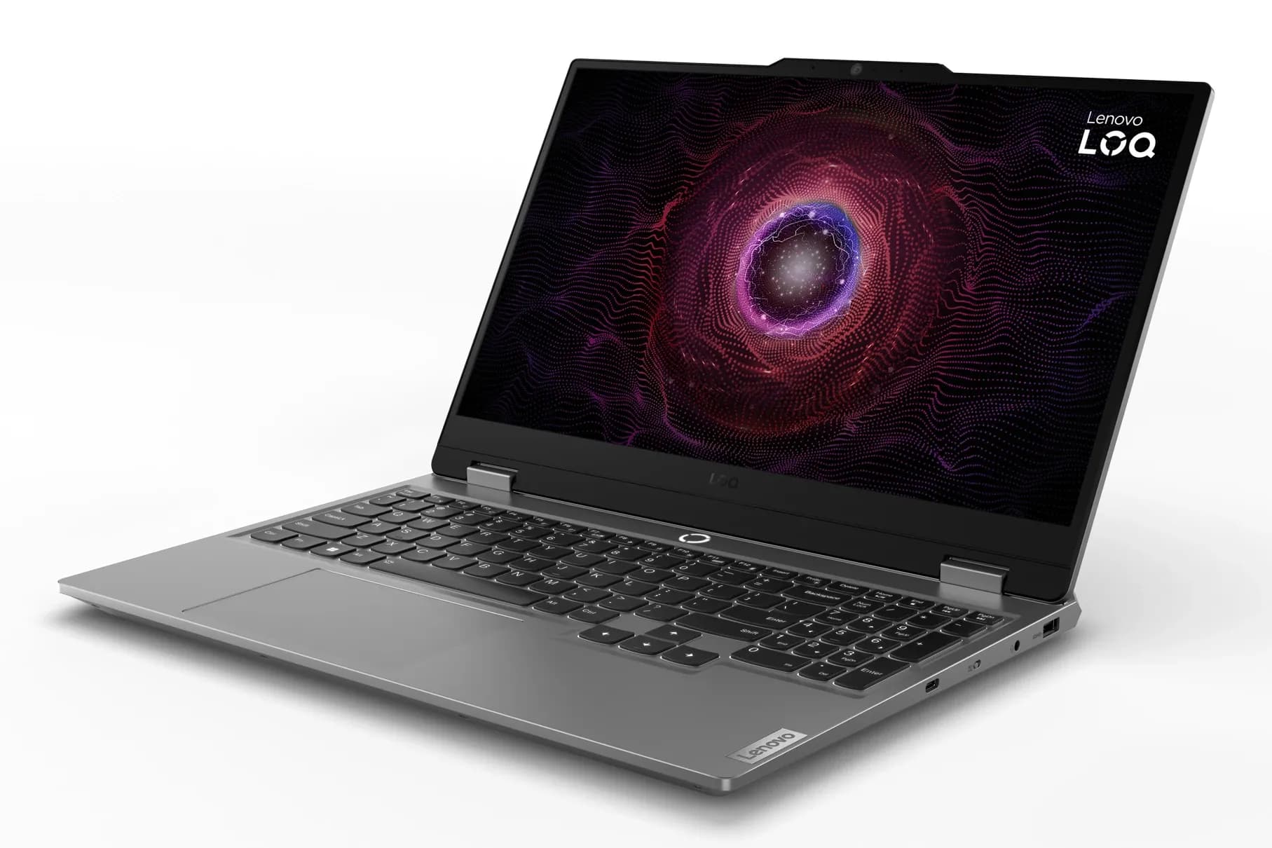 Lenovo LOQ 15AHP9 AMD Ryzen 7 7445HS (up to 4.7GHz), 15.6" FULL HD IPS 300nits (1920 x 1080), 144Hz, 16GB DDR5, 512GB SSD PCIe NVMe M.2, NVIDIA GeForce RTX 3050 6GB, WiFi 6, BT 5.2, LAN, RJ45, 3x USB-A, USB Type-C, HD 720p camera with E-Shutter, Nahimic Audio, Backlight Chiclet Keyboard White (Подсветка клавиатуры), Copilot Key, Eng-Rus, [83DX00F1PB], LUNA GRAY.