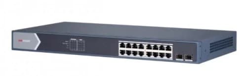 HUB Switch HIKVISION DS-3E0518P-E/M(B)(STD) 16x1000Mbps PoE,2x1000 SFP,PoE budget:135W Metal