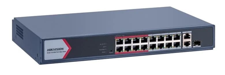 Коммутатор Hikvision DS-3E1318P-EI/M (230 Вт)