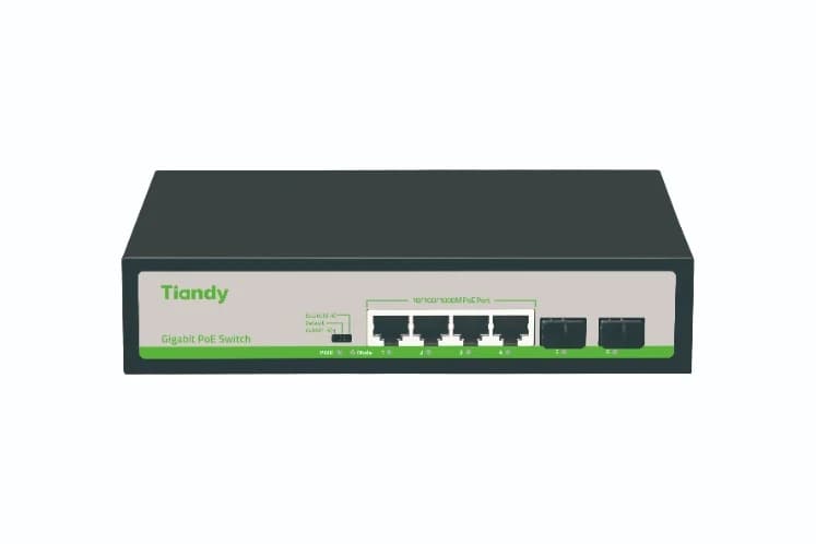 Коммутатор TIANDY TC-P3S06 (PoE 55 Вт)