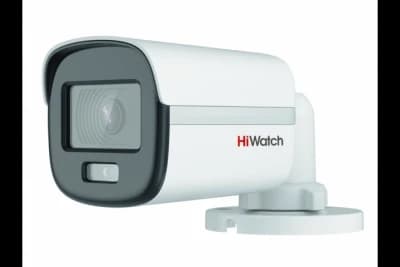 HD-TVI camera HIWATCH DS-T200L(B)(2.8mm) цилиндр,уличная 2MP,LED 20M ColorVu,MIC