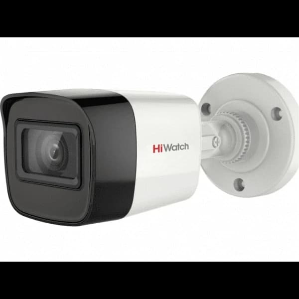 HD-TVI camera HIWATCH DS-T500A(B)(2.8mm) цилиндр,уличная 5MP,IR/LED 30/20M,MIC
