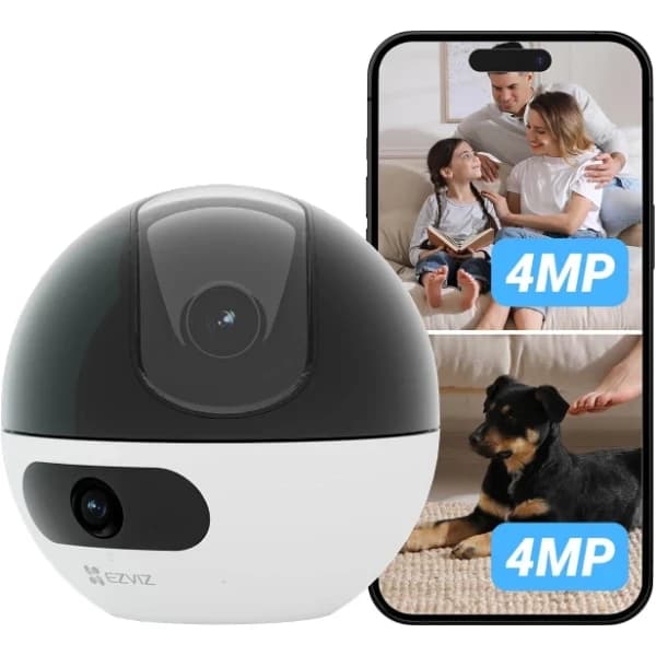 IP camera EZVIZ C7 DUAL 4+4MP кубическая ,2.8 и 6mm,IR 10M,WiFi,microSD,MIC-SPEAK,ПОВОРОТН