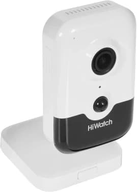 IP camera HIWATCH DS-I214(C)(2.8mm) кубическая 2MP,IR 10M,PoE,microSD,MIC-SPEAK,PIR