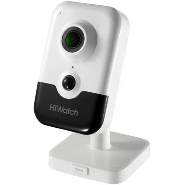 IP camera HIWATCH DS-I214W(C)(2mm) кубическая 2MP,IR 10M,WiFi,microSD,MIC-SPEAK,PIR